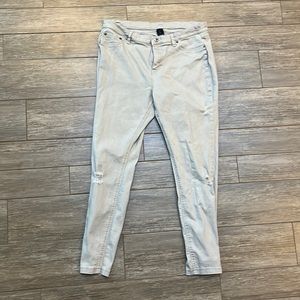 HUE brand  tan stretchy jeggings